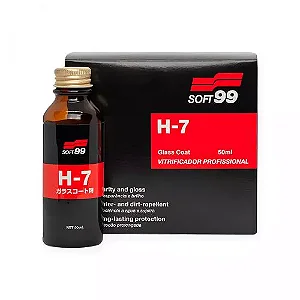 Vitrificador Glass Coat H7 50 ml Soft99 – Proteção Cerâmica para Pintura Automotiva