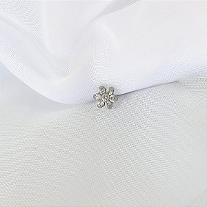 Flor Branca M - Titânio
