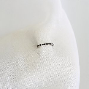 Argola Angel Black- Titânio