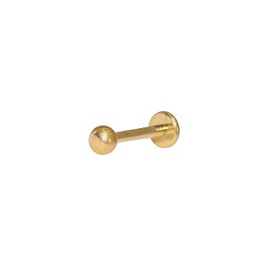 Labret Basico Esfera - Titânio