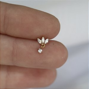 Piercing Marquesa Pingente P  - Titânio