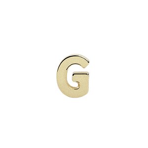 Labret Letra - Ouro 14k
