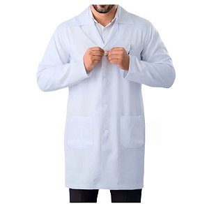 Jaleco Manga Longa Masculino Microfibra