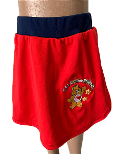 Saia helanca Ursinho Brilhante