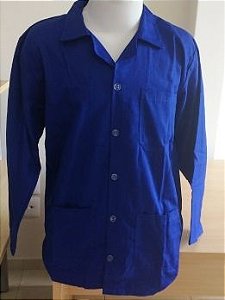 Jaleco de Brim Manga Longa