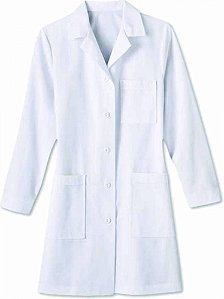 Jaleco Feminino Manga Longa Microfibra