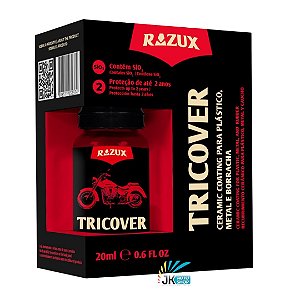 TRICOVER CERAMIC COATING PARA PLÁSTICO, METAL E BORRACHA 20ML - RAZUX