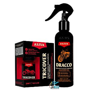 KIT REVITALIZADOR DE PLÁSTICO E BORRACHA - RAZUX