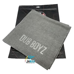 GLASS TOWEL TOALHA DE MICROFIBRA PARA VIDROS 40X40 CINZA - DUB BOYZ