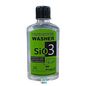 Sio3 Washer 200ml Alcance- Fluído P/ Parabrisa Concentrado