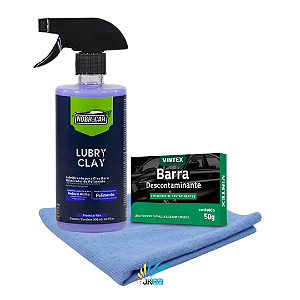 Lubrificante LubryClay  500ml Nobre +Barra descontaminante