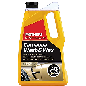 Shampoo Mothers Cera Carnaúba Wash E Wax California Gold 1,8