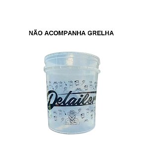 BALDE TRANSPARENTE  PARA LAVAGEM S/ GRELHA – DETAILER/ MANDALA