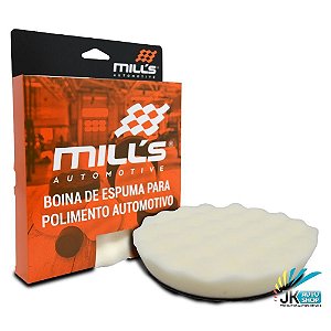 BOINA DE ESPUMA BRANCA ONDULADA 5" - MILLS