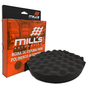 BOINA DE ESPUMA PRETA ONDULADA 6" - MILLS