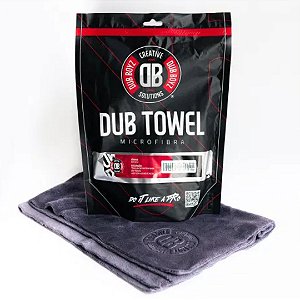 MICROFIBRA CINZA - DUB TOWEL 40x60 400GSM - DUB BOYZ