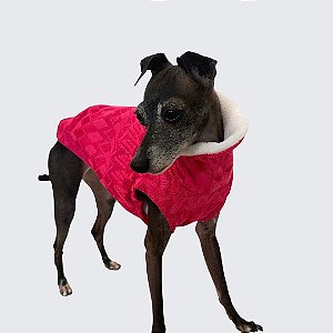 COLETE DE GALGO ITALIANO TRICO DUPLA FACE PINK