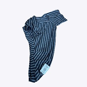 CACHARREL DE GALGO ITALIANO LISTRA CINZA E PRETO PE