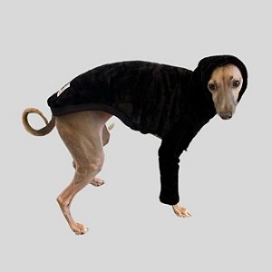 BLUSA DE GALGO ITALIANO CHAMONIX BLACK CORAÇÃO
