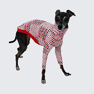 CACHARREL DE GALGO ITALIANO UV POA RED BLACK
