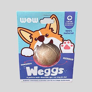 BRINQUEDO COMESTÍVEL FRANGO WEGGS WOW PET