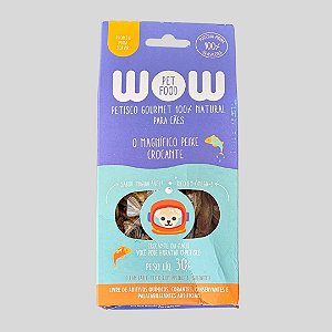 PETISCO NATURAL PEIXE CROCANTE - WOW PET