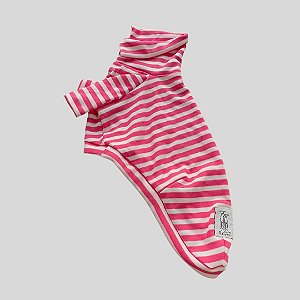 CAMISETA DE GALGO ITALIANO SUE LISTRA ROSA PE