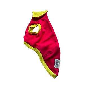 REGATA DE GALGO ITALIANO PINK AMARELO PE
