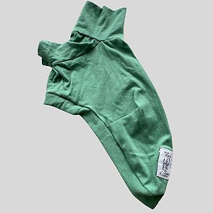 CAMISETA DE GALGO ITALIANO ALGODAO VERDE PE