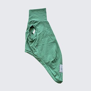 REGATA DE GALGO ITALIANO ALGODÃO VERDE PE