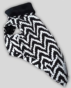 COLETE DE GALGO NEO PRETO E BRANCO E PRETO