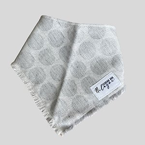 BANDANA DE GALGO ITALIANO CINZA FRANJAS PE