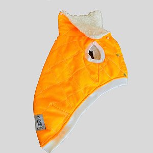 JAQUETA DE GALGO ITALIANO WINTER LARANJA NEON PE