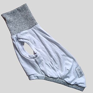 REGATA DE GALGO ANO NOVO PRATA GOLA FECHADA