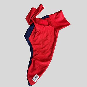 CACHARREL DE GALGO ITALIANO UV POPSTAR VERMELHO E MARINHO PE