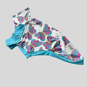 CAMISETA DE GALGO ITALIANO UV BUTTERFLY PE
