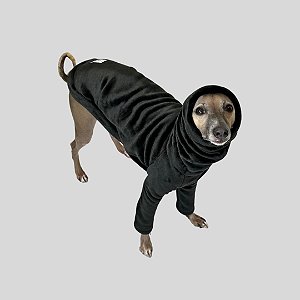BLUSA DE GALGO ITALIANO CHAMONIX PRETA