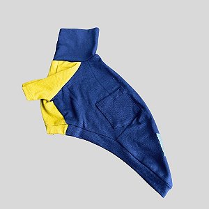 CAMISETA DE GALGO ITALIANO PIC AZUL BOLSO AZUL PE
