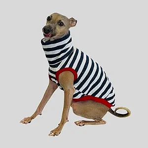 COLETE DE GALGO MOLETINHO LINE MARINE RED