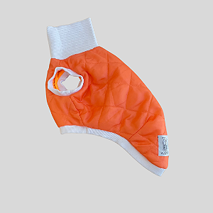 COLETE DE GALGO ITALIANO FRESH LARANJA E BRANCO PE