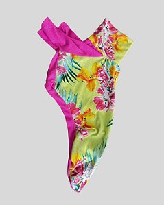 CAMISETA DE GALGO ITALIANO UV FLORES E PINK PE