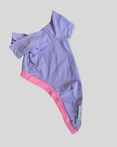 CAMISETA DE GALGO ITALIANO UV LILAS E ROSA PE