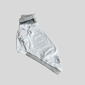 REGATA DE GALGO ANO NOVO PRATA GOLA ABERTA