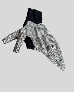 BLUSA DE GALGO BRISA PRETA E CINZA PE