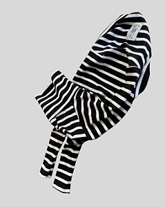 CACHARREL DE GALGO ALGODY COOL PRETO E BRANCO PE