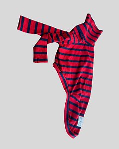 CACHARREL DE GALGO COTTON VERMELHO LINE MARINHO PE