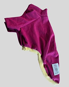 CAMISETA DE GALGO ALGODY FUCSIA E AMARELO PE