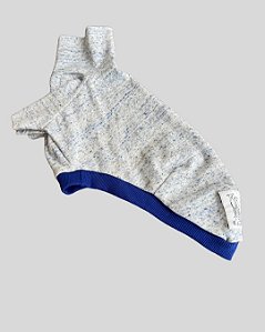 CAMISETA DE GALGO RIB AZUL MESCLA PE