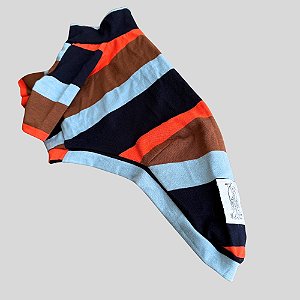 CAMISETA DE GALGO ALGODY COOL LARANJA E AZUIS