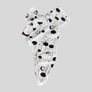 CAMISETA DE GALGO ALGODY ELEFANTE BOLA PRETA